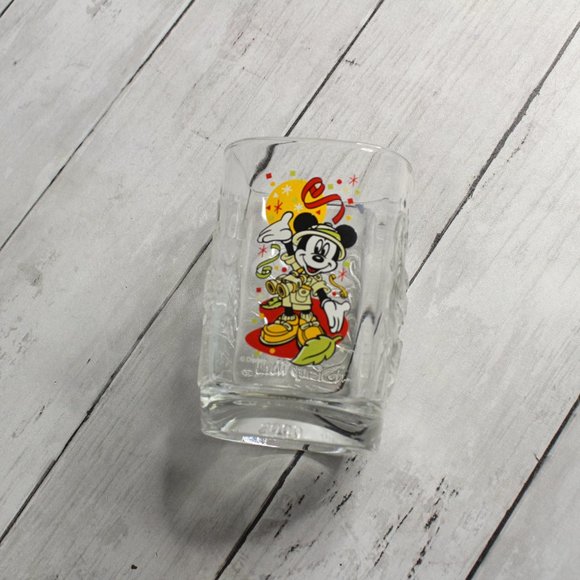 Vintage Walt Disney World Mickey Mouse Drinking Glass 2000 Millennium - Picture 9 of 11